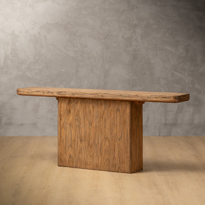 Solstice Console Table - Driftwood - 6