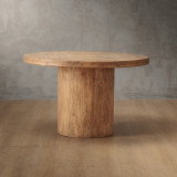 1.2m Solstice Round Dining Table - Driftwood - 1
