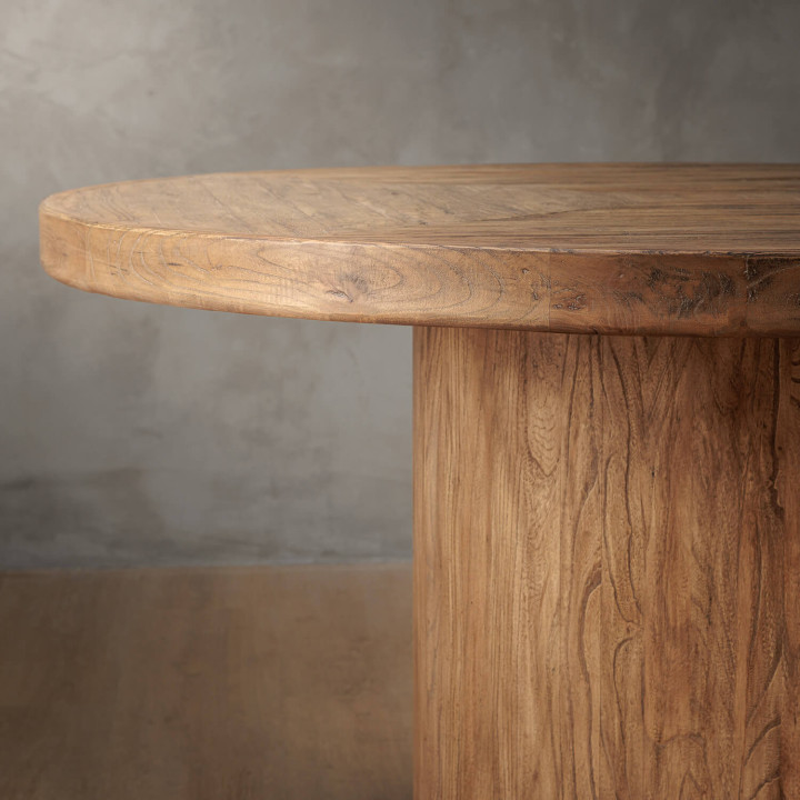 1.2m Solstice Round Dining Table - Driftwood - 2