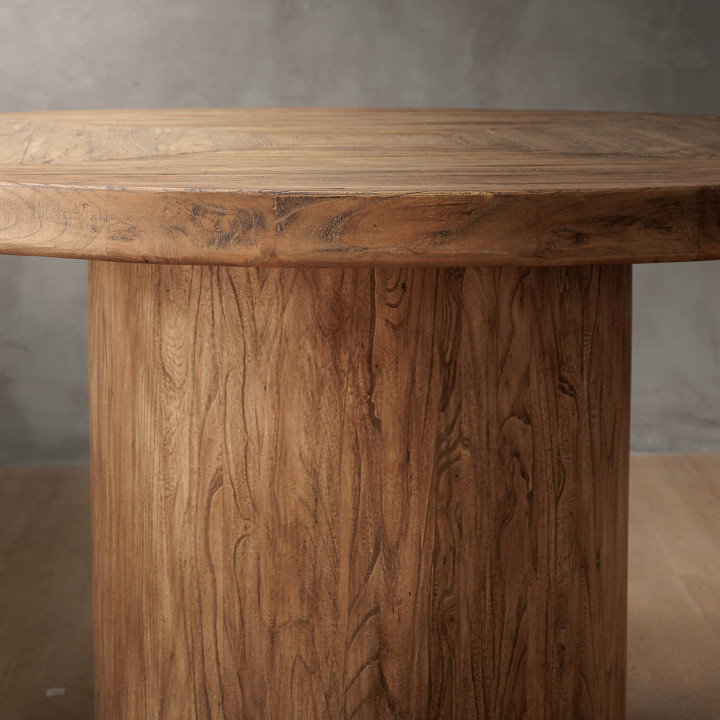 1.2m Solstice Round Dining Table - Driftwood - 4