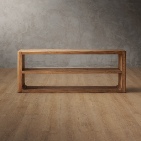 Solstice TV Stand - Driftwood - 1
