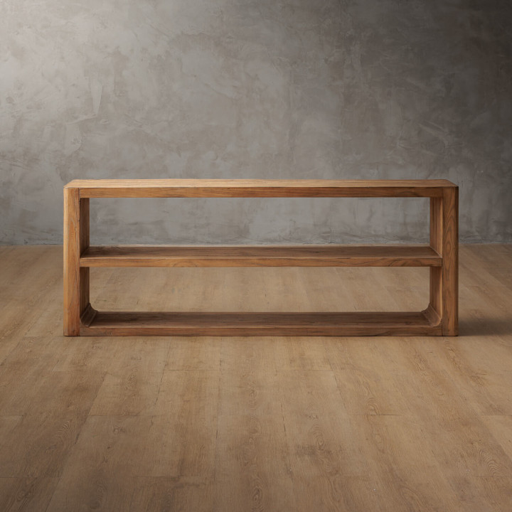 Solstice TV Stand - Driftwood - 1