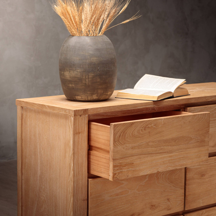 Ridgeway Chest Of Drawers (6 Drawers) - Stone Wash - 5