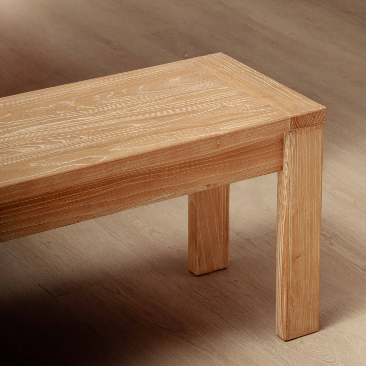 2.0m Ridgeway Bench - Stone Wash - 5