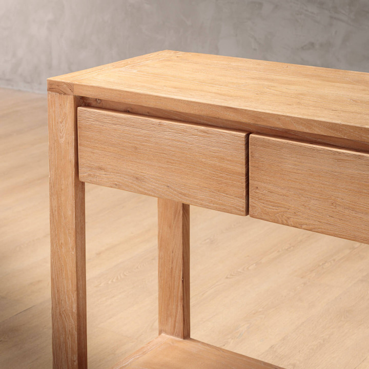 Ridgeway Console Table - Stone Wash - 9