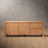 Ridgeway TV Stand - Stone Wash - 1