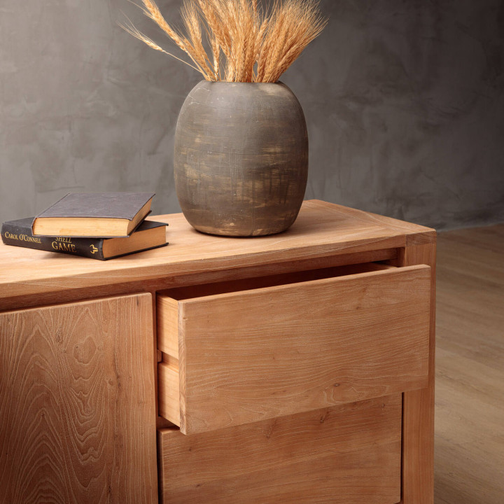 Ridgeway TV Stand - Stone Wash - 4