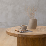 Solstice Round Coffee Table - Driftwood - 2