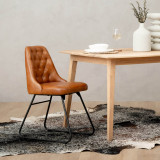 Kenridge Leather Dining Chair - Bourbon - 2