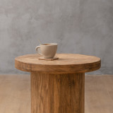 Solstice Round Side Table - Driftwood - 2