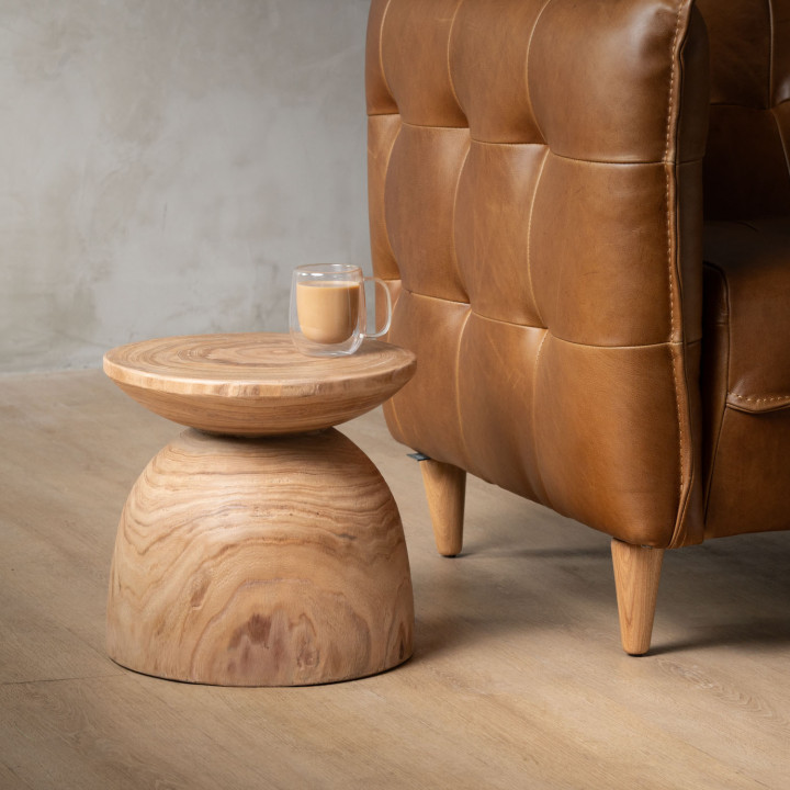 Nalu Small Side Table - Natural - 2