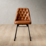 Kenridge Leather Dining Chair - Bourbon - 4