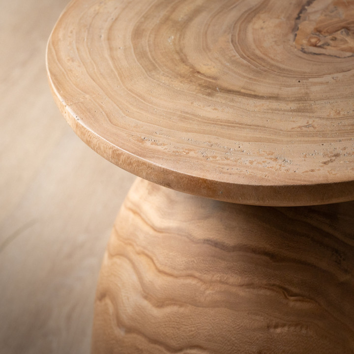 Nalu Small Side Table - Natural - 6