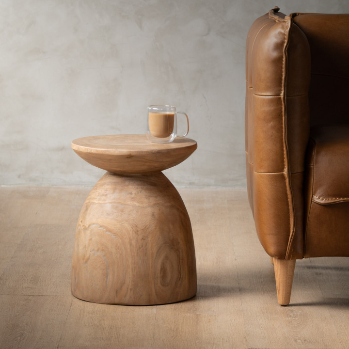 Nalu Medium Side Table - Natural - 3