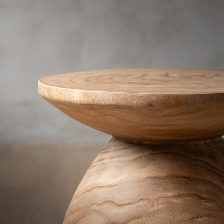 Nalu Medium Side Table - Natural - 5