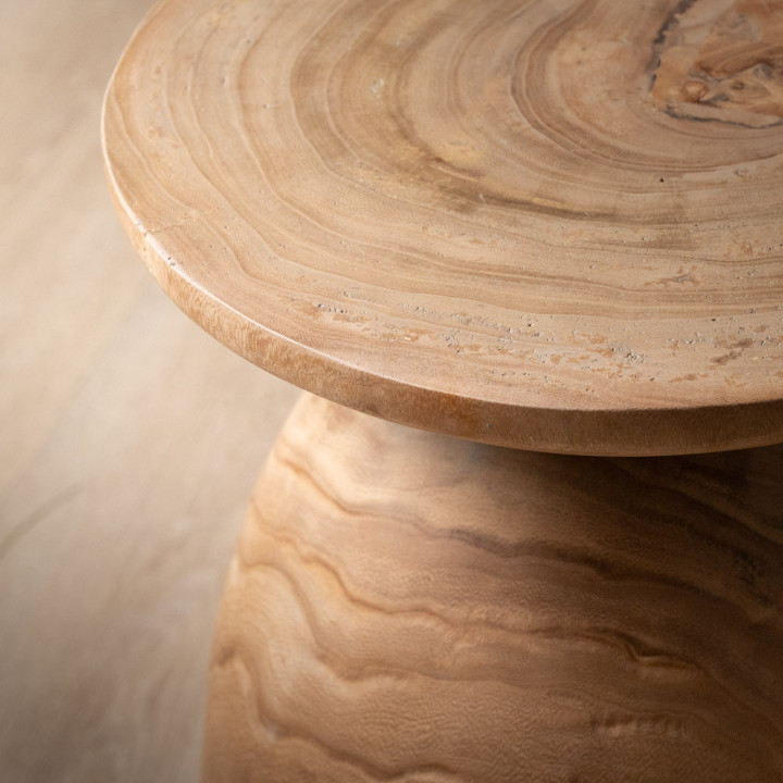 Nalu Medium Side Table - Natural - 6