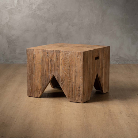 Nuvan Side Table - Driftwood - 1