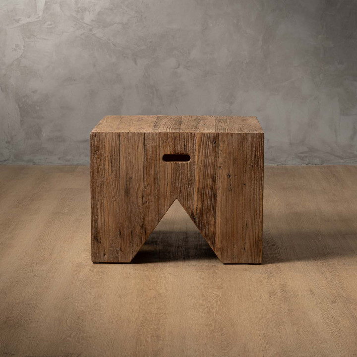 Nuvan Side Table - Driftwood - 6