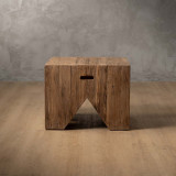 Nuvan Side Table - Driftwood - 6