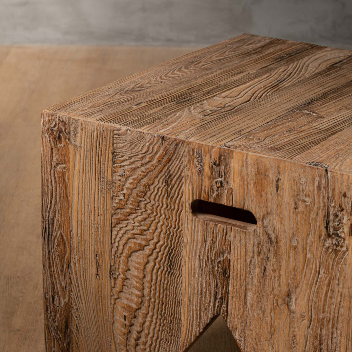 Nuvan Side Table - Driftwood - 9