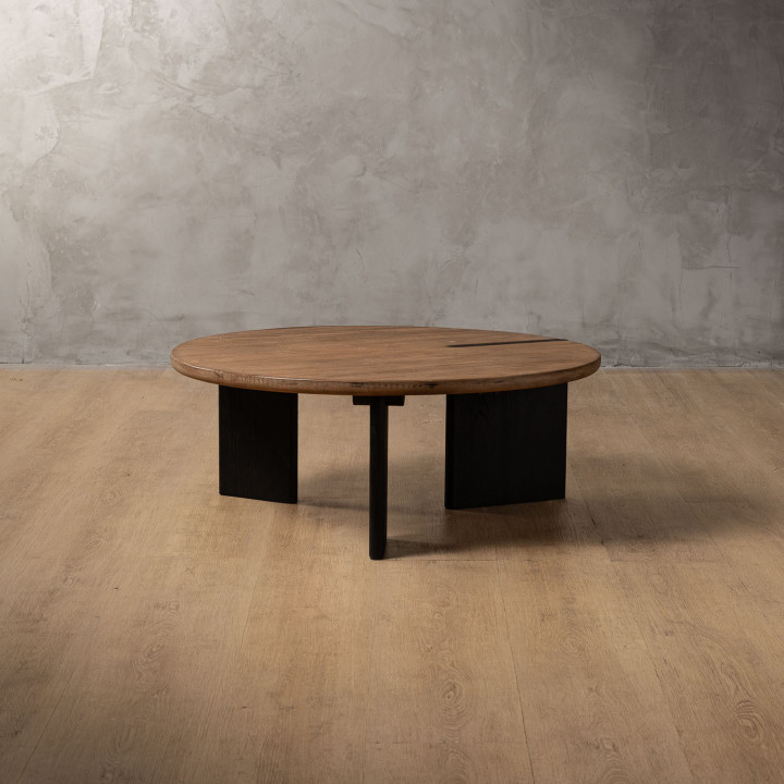Whitmore Coffee Table - Driftwood & Black - 1