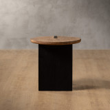 Whitmore Side Table - Driftwood & Black - 6