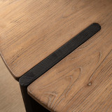 Whitmore Nesting Table Set - Driftwood & Black - 7