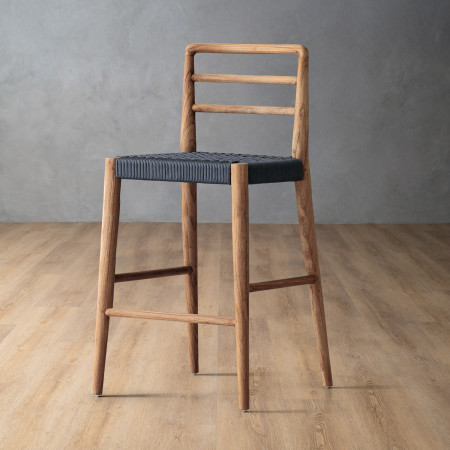 Sawyer Tall Bar Chair - Charcoal - 1