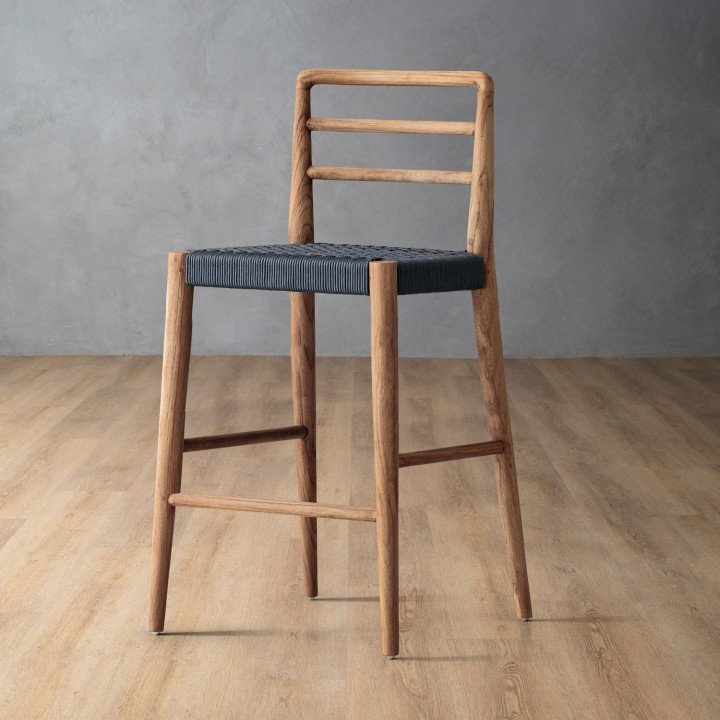Sawyer Tall Bar Chair - Charcoal - 1