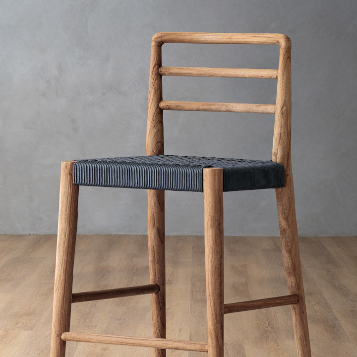 Sawyer Tall Bar Chair - Charcoal - 5