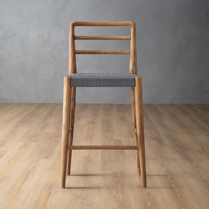 Sawyer Tall Bar Chair - Grey - 2