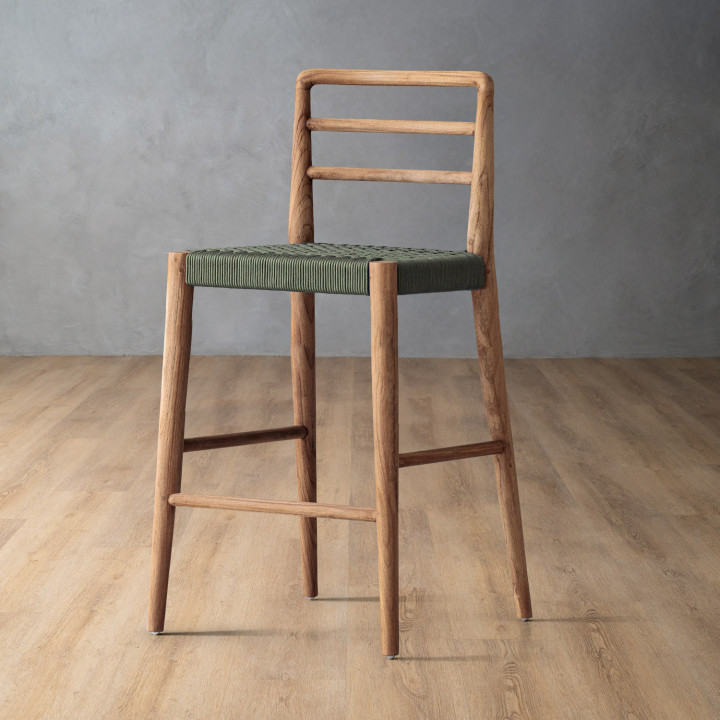 Sawyer Tall Bar Chair - Thyme - 1