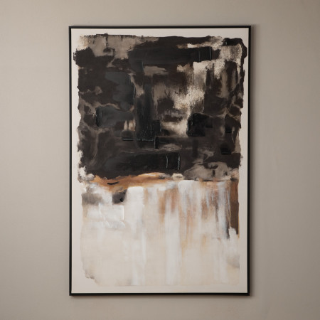 Ash Shadow - Framed Canvas Art - 1