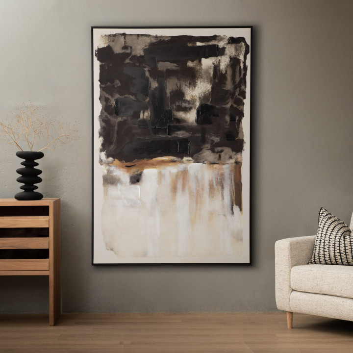 Ash Shadow - Framed Canvas Art - 2