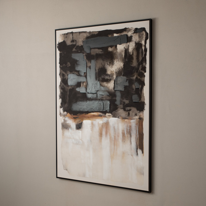Ash Shadow - Framed Canvas Art - 3