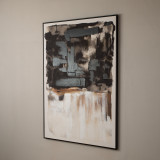 Ash Shadow - Framed Canvas Art - 3