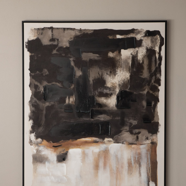 Ash Shadow - Framed Canvas Art - 4