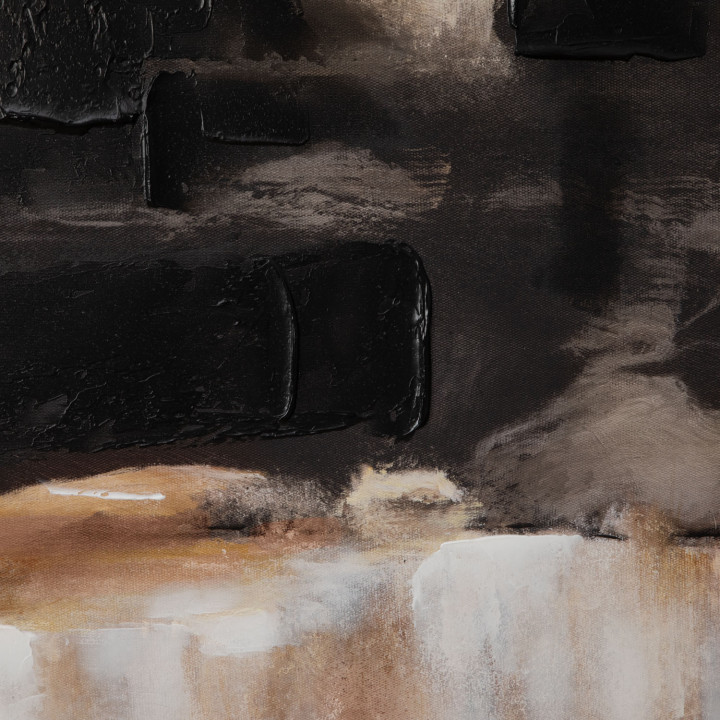 Ash Shadow - Framed Canvas Art - 6