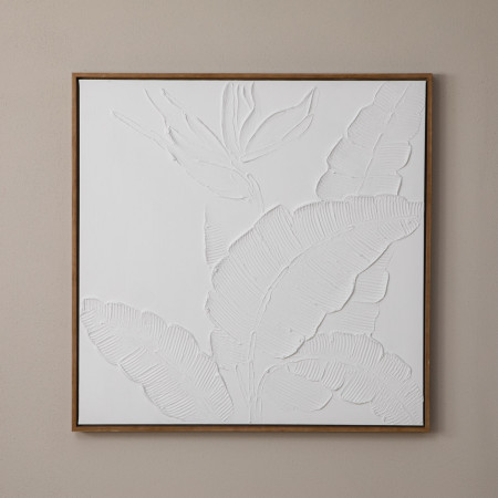 Hushed Mirage - Framed Hand Painted Canvas Art - 1