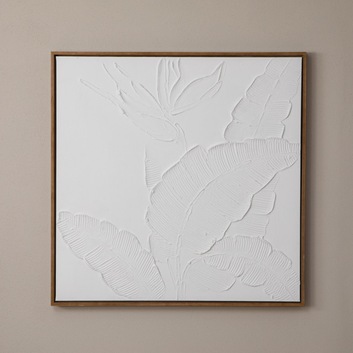 Hushed Mirage - Framed Hand Painted Canvas Art - 1