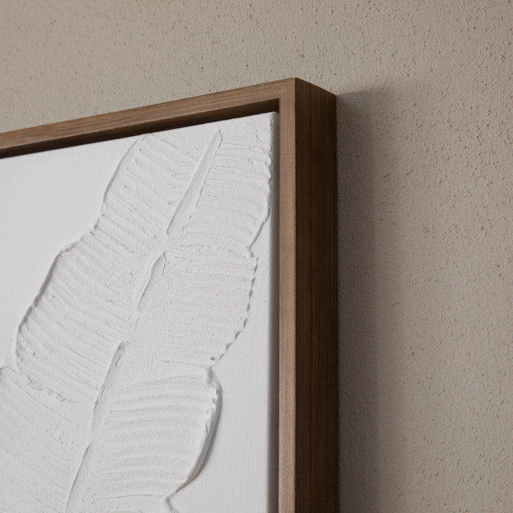 Hushed Mirage - Framed Hand Painted Canvas Art - 4