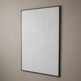 Hushed Curve - Framed Hand Painted Canvas Art - 3