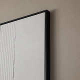 Hushed Curve - Framed Hand Painted Canvas Art - 5