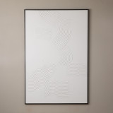 Hushed Strokes - Framed Hand Painted Canvas - 1
