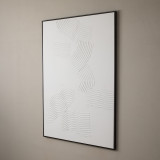 Hushed Strokes - Framed Hand Painted Canvas - 3