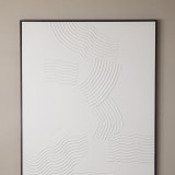 Hushed Strokes - Framed Hand Painted Canvas - 4