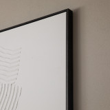 Hushed Strokes - Framed Hand Painted Canvas - 5