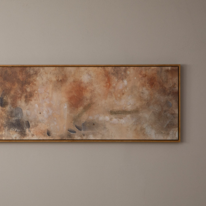 Clay Whisper - Framed Hand Painted Canvas Art - 4