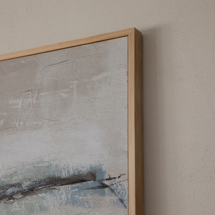 Winter Shore - Framed Hand Painted Canvas Art - 4