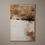 Desert Trace - Framed Canvas Art - 1